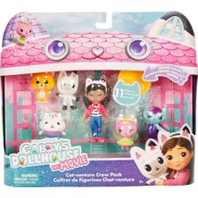 PopŞeker Gabby’s Dollhouse Kedi Macerası Ekibi Figür Seti - 6’lı Karakter Paketi - Gabby ve Arkadaşları