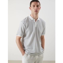 Lc Waikiki Yeni Sezon Polo Yaka Çizgili Erkek Tişört