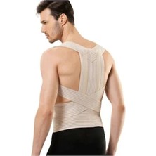 Marma Torakolomber Dorso-Lomber Çelik Fleksible Balenli Korse  Bel Kayması Skolyoz Standart Beden