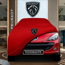 ULTRASHOP Peugeot Hoggar (2010-2014) Kırmızı Kumaş Oto Branda Araca Özel Penye Araba Brandası Araç Örtüsü