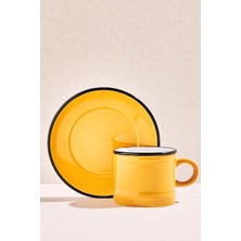 Paşabahçe Electrum Seramik Espresso Fincanı Sarı - 1 Adet
