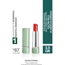 Yves Rocher Rouge Botanique Işıltı Veren Besleyici Glow Ruj - 30. Mercan Kırmızısı -Vegan-3.5g