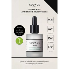 Codage Serum No 02 Anti Shine & Imperfections - Parlama ve Kusur Karşıtı Yüz Serumu 30 ml