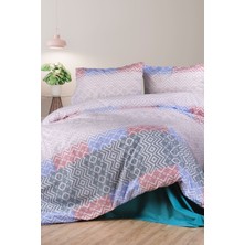 Aytunç Etnik Dijital %100 Pamuklu (Çarşafsız) Tek Kişilik Nevresim Seti 160X200 cm