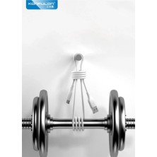 Lowell Home Mey Ithalat®  DC64 USB To Lightning 1m 3.0A Hızlı Şarj Kablo - Beyaz LWLHM-RSYT367