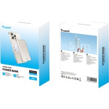 Trusmi 10.000 Mah 20W Ultra Ince Magsafe Powerbank Tıtanyum Altın