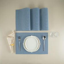 Maxstyle Navy 4 Parça Amerikan Servis 30X45 cm