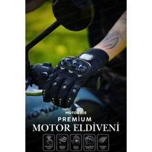 Motobros Motosiklet Eldiveni Korumalı Avuç Içi Korumalı Dokunmatikli