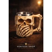 Ventoze Kuru Kafa Bilmiyorum Tasarımlı Paslanmaz Çelik Kupa | Esprili Ev & Ofis Hediyesi Lüks Mug Bardak