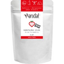 Mandal Freeze Dried Çilek Kurusu Dondurularak Kurutulmuş Çilek