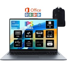 Huawei Matebook D16 2024 Intel Core I5 12450H 8gb 2tb SSD Windows 11 Pro 16" IPS Taşınabilir Bilgisayar+Boz Çanta