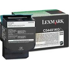 Lexmark C544-C544X1KG Siyah Orijinal Toner