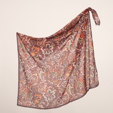 Piramit Naturel Eşarp | Ebruli