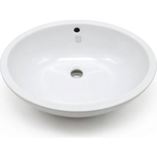 Ece Banyo - Tezgah Altı Hilton Lavabo 46 cm Beyaz - 3095