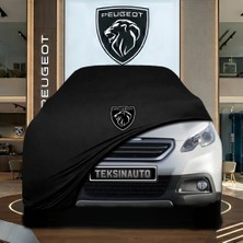 ULTRASHOP Peugeot 2008 1 (2013-2019) Siyah Kumaş Oto Branda Araca Özel Penye Araba Brandası Araç Örtüsü