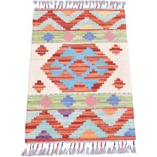 Zehra Abla Halı Yeni El Dokuma Emsalsiz Meşhed Cerit Yörükleri Iran Yün Kilim 7245