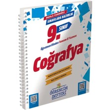 Murat Yayınları 2026 Yeni Baskı 9.sınıf Coğrafya Öğrencim Defteri