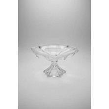 İpek Porselen Cam Ayaklı Tabak 31X17 cm – Şık Sunum ve Dekoratif Servis