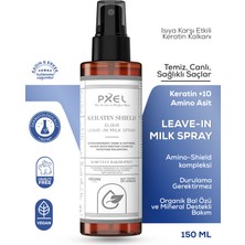 Pxel Keratin Shield Elixir Leave-In Milk Spray 150 ml | Durulanmayan Vegan Bakım