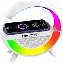 Oska Global Bluetooth Hoparlör G Şekli Atmosfer Akıllı Rgb Lamba Wireless Kablosuz Şarj