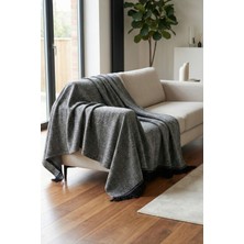 Miabella Home Pamuklu Koltuk Örtüsü Çok Amaçlı Çekyat Örtüsü Kaydırmaz Terletmez Koltuk Şalı 170X220 cm