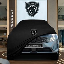 ULTRASHOP Peugeot 307 (2001-2008) Siyah Kumaş Oto Branda Araca Özel Penye Araba Brandası Araç Örtüsü