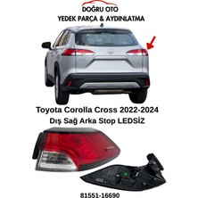 Doğru Oto Toyota Corolla Cross Arka Stop Ledsiz Dış Sağ 2022-2024