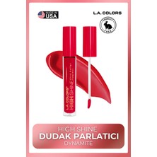 L.A. Colors High Shine Dudak Parlatıcı - Uzun Süre Kalıcı Kristal Işıltılı Lipgloss #CLG939 Dynamite
