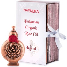 Nataura Bulgar Organik Gül Yağı 1.2 ml – %100 Saf Gül Yağı (The Legend Serisi)