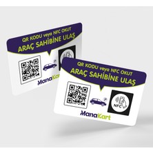 ManaKart Nfc Akıllı Araç Kartı (Sigorta,muayene Gibi Periyodik Tarihleri Bildirim)