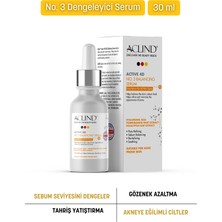 Aclind Active 4d No:3 Gözenek Sıkılaştırıcı ve Sebum Dengeleyici Serum - Akneye Eğilimli Ciltler 30 M