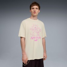 Puma Graphic  Erkek Beyaz T-Shirt.87