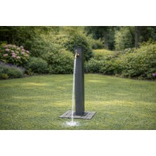 Balyaman Modern Bahçe Çeşme Antrasit Kare