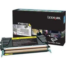 Lexmark X748-X748H1YG Sarı Orijinal Toner Yüksek Kapasiteli