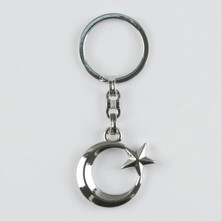 Kocadal Ay Yıldız Figürlü Metal Anahtarlık