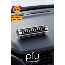 PFU Pratik Faydalı Ürünler Torpido Üstü Numaralık | Araç Içi Telefon Numarası | Araç Park Numarası | Silindir Numaratör