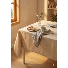 Miabella Home Dertsiz Leke Tutmaz Masa Örtüsü Yemek Masası Örtüsü Salon Masa Örtüsü Dertsiz Masa Örtüsü 160X220 cm