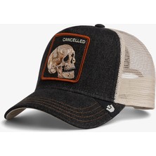 Goorin Bros Denim Skull Unisex Lacivert Şapka.darkdenım