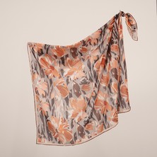 Piramit Naturel Eşarp | Menekşe