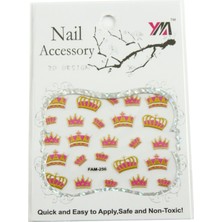 Kocadal Taç Tırnak Aksesuarı Tattoo Sticker