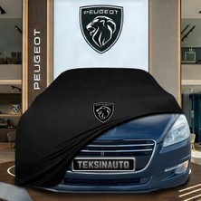 ULTRASHOP Peugeot 508 (2010-2014) Siyah Kumaş Oto Branda Araca Özel Penye Araba Brandası Araç Örtüsü
