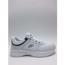 Forza Günlük Beyaz Renk Rahat Yumuşak Bağcıklı Hafif Triko Yürüyüş Erkek Spor Ayakkabı C-86262653FRZA