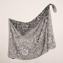 Piramit Naturel Eşarp | Ebruli