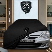 ULTRASHOP Peugeot 607 Siyah Kumaş Oto Branda Araca Özel Penye Araba Brandası Araç Örtüsü