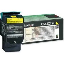 Lexmark C544-C544X1YG Sarı Orijinal Toner