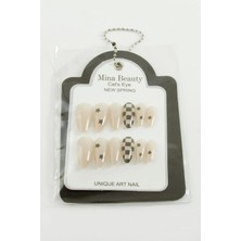 Kocadal Desenli Mina Beauty Kedi Gözü Takma Tırnak