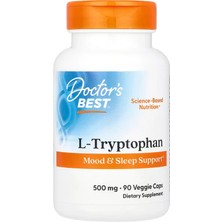 Doctor's Best L-Tryptophan Mood & Sleep Support  500 Mg 90 Veggie Caps