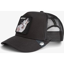 Goorin Bros Lone Wolf Trucker Unisex Siyah Şapka.voıd