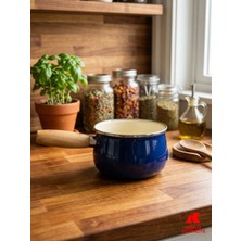 Köklü Züccaciye Emaye Saplı Tava