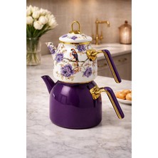 Pr Home Fiorella Rose Model Emaye Çaydanlık